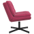 Scaun Relaxant Rotativ cu pernă Altele Manual bordo 63 x 75 x 76 cm Catifea GartenMobel Dekor