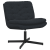 Scaun Relaxant Rotativ cu pernă Altele Manual Negru 63 x 75 x 76 cm Catifea GartenMobel Dekor