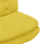 Scaun Relaxant Rotativ cu pernă Altele Manual Galben 63 x 75 x 76 cm Catifea GartenMobel Dekor
