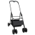 Carucior pentru Pisici Pliante Ajustabil Negru 81 x 47 x 99 cm GartenMobel Dekor