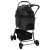 Carucior pentru Pisici Pliante Ajustabil Negru 81 x 47 x 99 cm GartenMobel Dekor