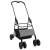 Carucior pentru Pisici Pliante Ajustabil Gri 81 x 47 x 99 cm GartenMobel Dekor