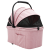 Carucior pentru Pisici Pliante Ajustabil Roz 78 x 54 x 101 cm GartenMobel Dekor