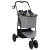 Carucior pentru Pisici Pliante Ajustabil Gri 78 x 54 x 101 cm GartenMobel Dekor