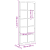 Ușă hambar Alb 100 x 210 cm Lemn masiv de pin GartenMobel Dekor