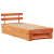 Cadru de pat cu sertar cu headboard cu depozitare Maro ceruit 80 x 200 cm Lemn de brad GartenMobel Dekor
