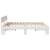 Cadru de pat cu headboard Alb 180 x 200 cm Lemn de brad solid GartenMobel Dekor