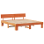 Cadru de pat cu headboard Maro ceruit 180 x 200 cm Lemn de brad GartenMobel Dekor