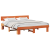 Cadru de pat cu headboard Maro ceruit 180 x 200 cm Lemn de brad GartenMobel Dekor