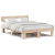 Cadru de pat cu headboard Maro 160 x 200 cm Lemn de brad solid GartenMobel Dekor