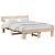 Cadru de pat cu headboard Maro 160 x 200 cm Lemn de brad solid GartenMobel Dekor