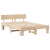 Cadru de pat cu headboard Maro 160 x 200 cm Lemn de brad solid GartenMobel Dekor
