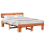 Cadru de pat cu headboard Maro ceruit 160 x 200 cm Lemn de brad GartenMobel Dekor