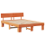 Cadru de pat cu headboard Maro ceruit 160 x 200 cm Lemn de brad GartenMobel Dekor