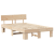 Cadru de pat cu headboard Maro 120 x 200 cm Lemn de brad solid GartenMobel Dekor