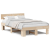 Cadru de pat cu headboard Maro 120 x 200 cm Lemn de brad solid GartenMobel Dekor