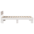 Cadru de pat cu headboard Alb 90 x 190 cm Lemn de brad solid GartenMobel Dekor
