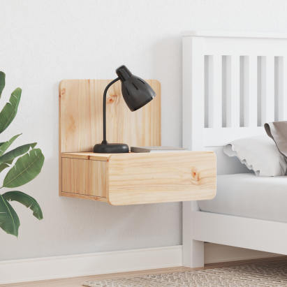 Noptieră Montată pe Perete 2 pcs Maro 44 x 32.5 x 40 cm GartenMobel Dekor