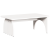 Masă de cafea Alb 80 x 50 x 31 cm Lemn de brad solid GartenMobel Dekor