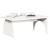 Masă de cafea Alb 80 x 50 x 31 cm Lemn de brad solid GartenMobel Dekor