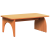 Masă de cafea Maro ceruit 80 x 50 x 31 cm Lemn de brad solid GartenMobel Dekor