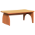 Masă de cafea Maro ceruit 80 x 50 x 31 cm Lemn de brad solid GartenMobel Dekor