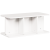 Masă de cafea Alb 80 x 39.5 x 33.5 cm Lemn de brad solid GartenMobel Dekor
