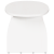 Masă de cafea Alb 80 x 40 x 35 cm Lemn de brad solid GartenMobel Dekor