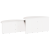 Masă de cafea 2 pcs Alb 79 x 39.5 x 40 cm Lemn de brad solid GartenMobel Dekor