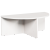 Masă de cafea 2 pcs Alb 79 x 39.5 x 40 cm Lemn de brad solid GartenMobel Dekor