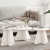 Set de măsuțe de cafea 3 pcs Alb 49 x 49 x 30 cm GartenMobel Dekor