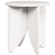 Set de măsuțe de cafea 2 pcs Alb 41.5 x 41.5 x 44 cm GartenMobel Dekor
