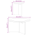 Set de măsuțe de cafea 2 pcs Alb 49 x 49 x 28 cm GartenMobel Dekor