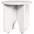 Set de măsuțe de cafea 2 pcs Alb 39.5 x 39.5 x 30 cm GartenMobel Dekor