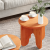 Set de măsuțe de cafea 2 pcs Maro ceruit 39.5 x 39.5 x 30 cm GartenMobel Dekor