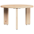 Set de măsuțe de cafea 2 pcs natural 47.5 x 47.5 x 27 cm GartenMobel Dekor