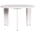 Set de măsuțe de cafea 3 pcs Alb 47.5 x 47.5 x 27 cm GartenMobel Dekor