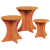 Set de măsuțe de cafea 3 pcs Maro ceruit 46 x 46 x 47 cm GartenMobel Dekor