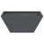 Ghiveci din plastic 5 pcs Antracit 35 x 35 x 15 cm Oțel GartenMobel Dekor