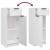 Set dulapuri de baie, 5 piese, alb, lemn prelucrat GartenMobel Dekor