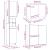 Set dulapuri de baie, 3 piese, alb, lemn prelucrat GartenMobel Dekor