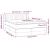 Pat box spring cu saltea, gri deschis, 140x190 cm, textil GartenMobel Dekor