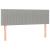 Pat box spring cu saltea, gri deschis, 140x190 cm, textil GartenMobel Dekor