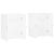 Dulapuri cu montaj pe perete, 2 buc, alb, 69,5x34x90 cm GartenMobel Dekor