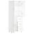 Dulap înalt, alb, 69,5x34x180 cm, lemn compozit GartenMobel Dekor