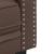 Set canapele Chesterfield cu 3 locuri, maro, piele eco. GartenMobel Dekor