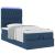 Cadru de pat otoman cu saltea țesătură albastră 90x190cm GartenMobel Dekor