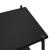Unitate cu rafturi pe 4 niveluri, negru, 80x40x130 cm GartenMobel Dekor