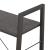 Raft de sine stătător cu 3 niveluri, negru, 56x35x108 cm GartenMobel Dekor