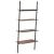 Raft înclinat cu 4 niveluri maro închis / negru 64x34x150,5 cm GartenMobel Dekor